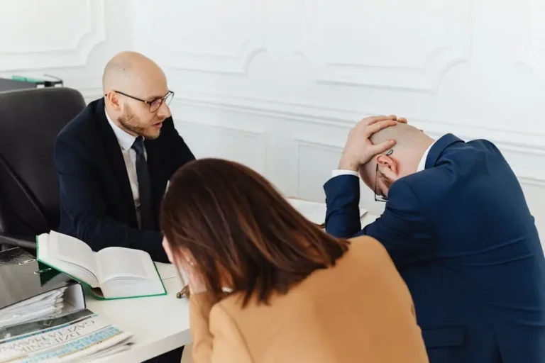 lawyer with couple